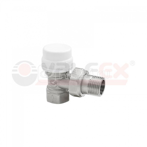 Клапан термостатический для радиатора угловой 3/4дюйм с доп. уплотнением (80/10) К VALFEX VF.031.TN.05 VF.031.TN.05