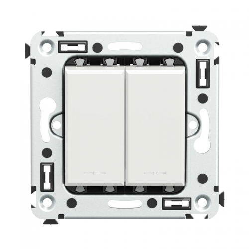 Выключатель 2-кл. 2мод. СП Avanti 