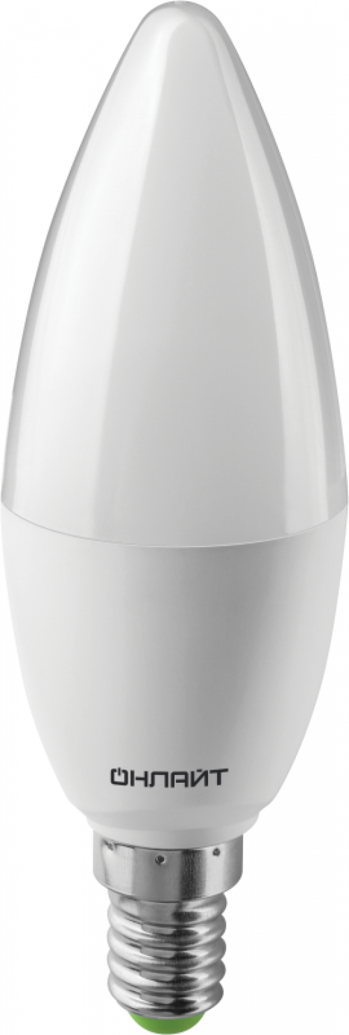 Лампа светодиодная 61 957 OLL-C37-10-230-4K-E14-FR 10Вт ОНЛАЙТ 61957 61957