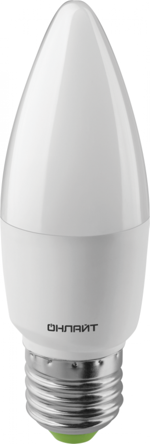 Лампа светодиодная 61 960 OLL-C37-10-230-4K-E27-FR 10Вт ОНЛАЙТ 61960 61960