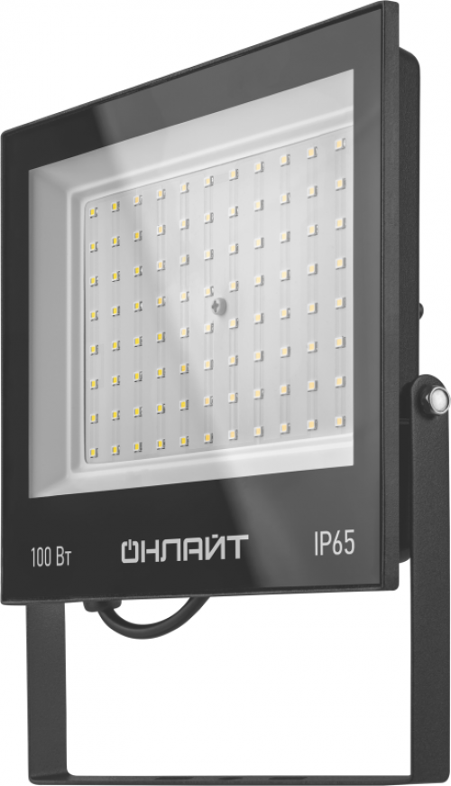 Прожектор светодиодный 61 947 OFL-100-4K-BL-IP65-LED 100Вт 4000К IP65 8000лм черн. ОНЛАЙТ 61947 61947