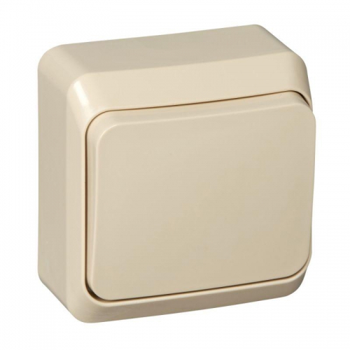 Выключатель 1-кл. ОП Этюд 10А IP20 крем. SE BA10-001K BA10-001K