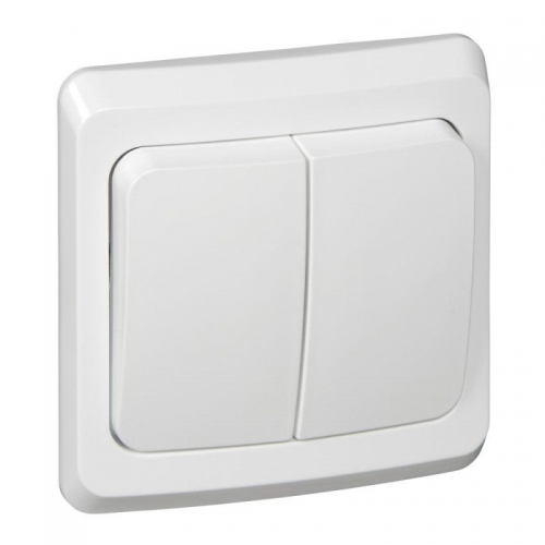 Выключатель 2-кл. СП Этюд 10А IP20 бел. SE BC10-002B BC10-002B