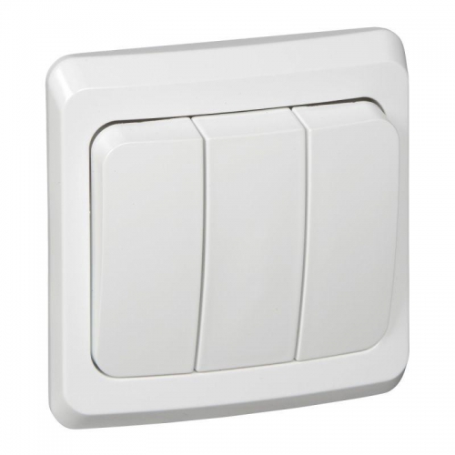Выключатель 3-кл. СП Этюд 10А IP20 бел. SE BC10-003B BC10-003B