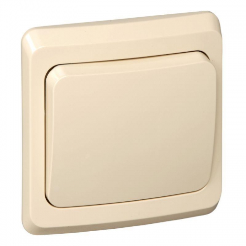 Переключатель проходной 1-кл. СП Этюд 10А IP20 крем. SE BC10-004K BC10-004K