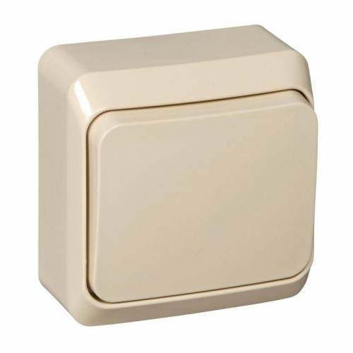 Переключатель проходной 1-кл. ОП Этюд 10А IP20 крем. SE BA10-004K BA10-004K