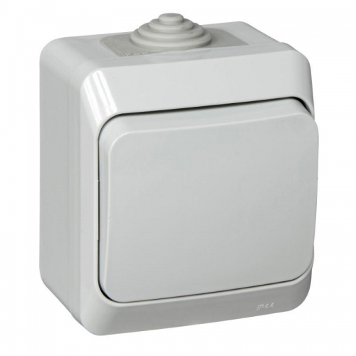 Выключатель 1-кл. ОП Этюд 10А IP44 10AX сер. SE BA10-041C BA10-041C