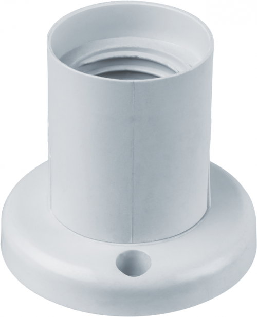 Патрон потолочный E27 14 017 NLH-PL-W2-E27 прямой пластик бел. Navigator 14017 14017