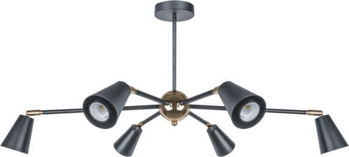 Светильник 80 439 NLF-C-051-01 потолочный черн. золото Navigator 80439 80439