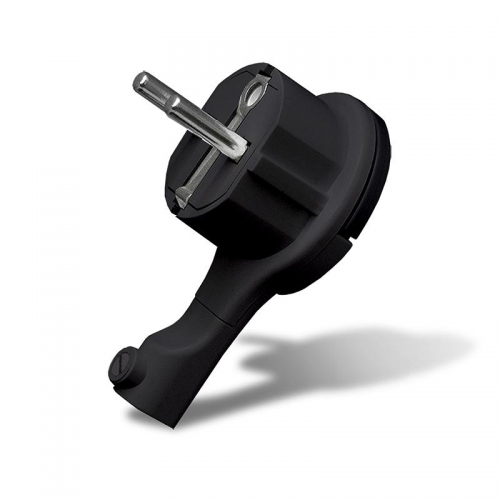 Вилка-невидимка электрич. с заземл. черн. 16А 250В UNIVersal 5565419 5565419