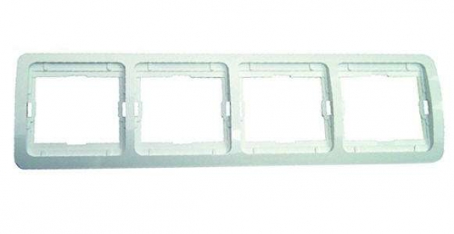 Рамка 4-м Mimoza горизонт. бел. Makel 22039 22039