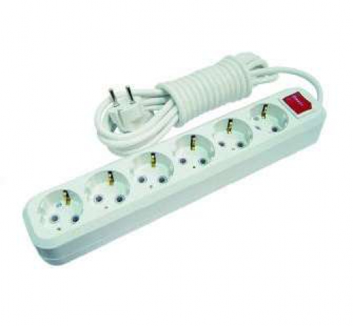 Удлинитель 6х5м с заземл. 16А IP20 с выкл. Makel MGP234 MGP234