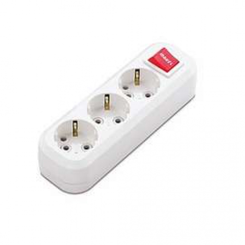 Колодка удлинителя 3-м с заземл. с выкл. Makel MGP 211 MGP211