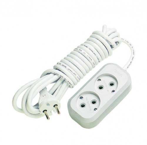 Удлинитель 2х5м без заземл. 10А IP20 Makel MGP104 MGP104