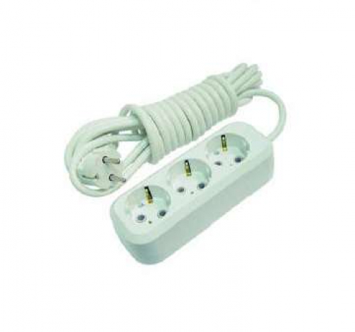Удлинитель 3х5м с заземл. 16А IP20 Makel MGP134 MGP134