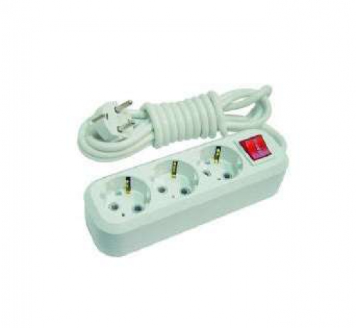 Удлинитель 3х3м с заземл. 16А IP20 с выкл. Makel MGP213 MGP213