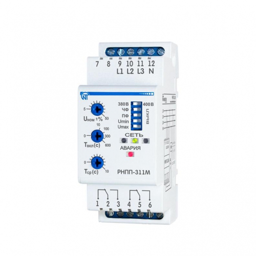 Реле напряжения РНПП-311М 3ф НовАтек-Электро 3425601311 13.03.2026