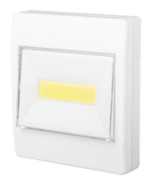 Фонарь-светильник TS3-L2W COB 2Вт 150лм беспроводной стилизованный под клавишн. выключатель 3хAAA (не в компл.) бел. JazzWay 5023345 5023345