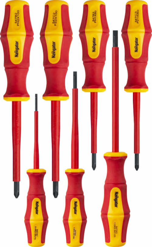 Набор отверток диэлектрических NHT-Оtd03-H7 (7шт) Navigator 95263 95263