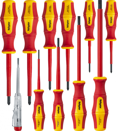 Набор отверток диэлектрических NHT-Оtd03-H11 (11шт) Navigator 95 265 95265