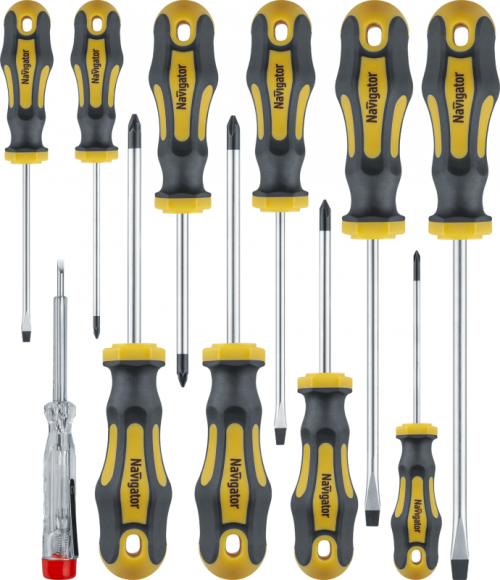 Набор отверток NHT-Ot02-H11 (11шт) Navigator 95270 95270
