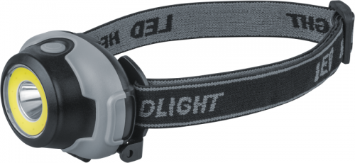 Фонарь налобный 93 814 NPT-H29-3AAA 1LED 1Вт+1COB 3Вт 3реж. NAVIGATOR 93814 93814