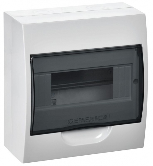 Бокс ЩРН-П-8 мод. навесной пластик IP41 GENERICA MKP12-N-08-41-G MKP12-N-08-41-G