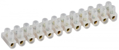 Колодка клеммная ЗВИ-20 4-10кв.мм 12пар GENERICA UZV10-020-010-K01-10-G UZV10-020-010-K01-10-G