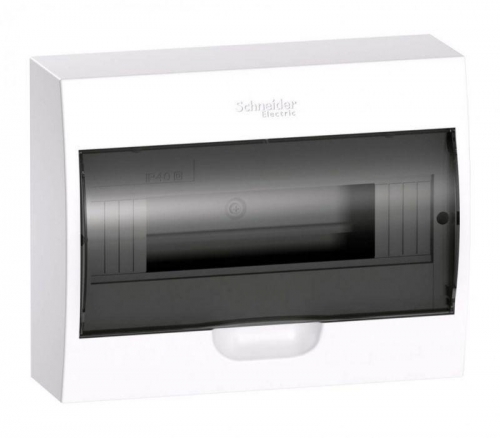 Бокс навесной ОП City9 Box 1 ряд 12мод. с прозр. дверцей SE EZ9E112S2SRU EZ9E112S2SRU