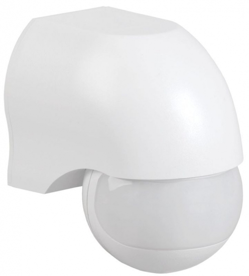 Детектор движения ДД 010 1100Вт угол. обз. 180град. IP44 бел. ИЭК LDD10-010-1100-001 LDD10-010-1100-001