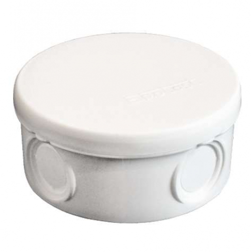 Коробка распр. ОП d90х45 4 выхода без гермовводов IP54 крышка защелкивающаяся бел. Epplast 145151 145151