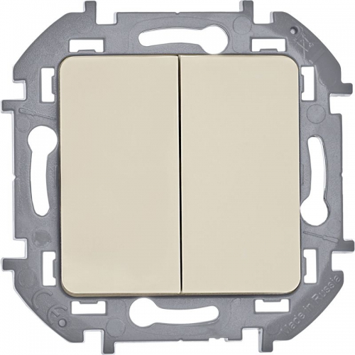 Выключатель 2-кл. Inspiria 10А IP20 250В 10AX механизм сл. кость Leg 673621 673621