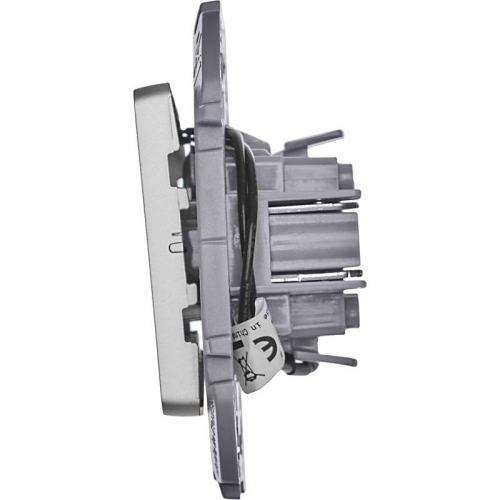 Выключатель 1-кл. Inspiria 10А IP20 250В 10AX с подсветкой/индикацией механизм алюм. Leg 673612 673612