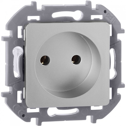 Розетка 1-м СП Inspiria 16А IP20 250В 2P механизм алюм. Leg 673712 673712