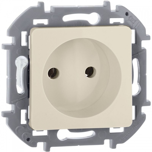 Розетка 1-м СП Inspiria 16А IP20 250В 2P механизм сл. кость Leg 673711 673711