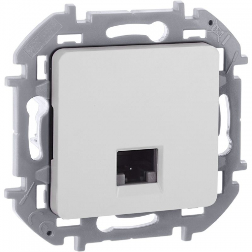 Розетка компьютерная Inspiria RJ45 кат.5E UTP бел. Leg 673825 673825