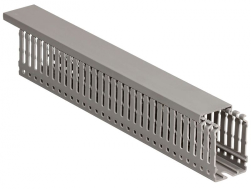 Кабель-канал перфорированный 40х60 L2000 ИМПАКТ серия М (7х11) ИЭК CKM50-040-060-1-K03 CKM50-040-060-1-K03