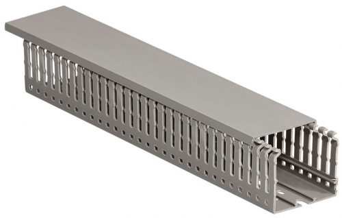 Кабель-канал перфорированный 60х40 L2000 ИМПАКТ серия М (7х11) ИЭК CKM50-060-040-1-K03 CKM50-060-040-1-K03