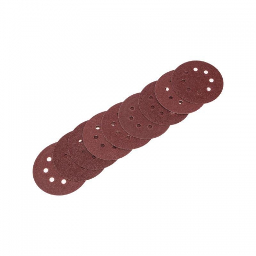 Диск абразивный перфорированный на ворсовой основе на липучке P40 125мм (уп.10шт) Kranz KR-91-1164 KR-91-1164