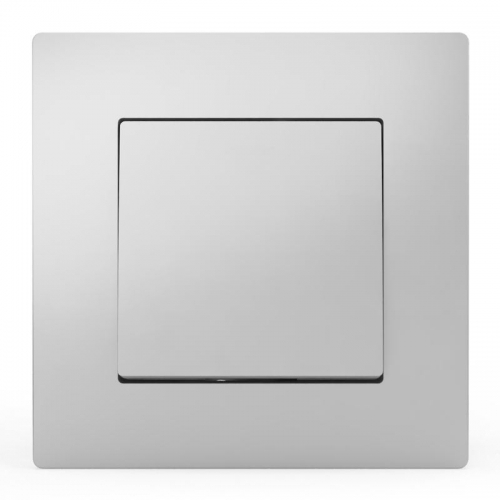 Выключатель 1-кл. СП Pixel 10А IP20 в сборе алюм. TOKOV ELECTRIC TKE-PX-V1F-C03 TKE-PX-V1F-C03