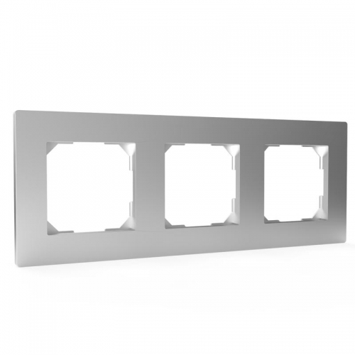 Рамка 3-м Pixel универс. алюм. TOKOV ELECTRIC TKE-PX-RM3-C03 TKE-PX-RM3-C03