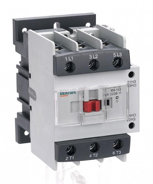 Контактор КМ-103 95А 220В AC3 1НО+1НЗ SchE 22148DEK 22148DEK