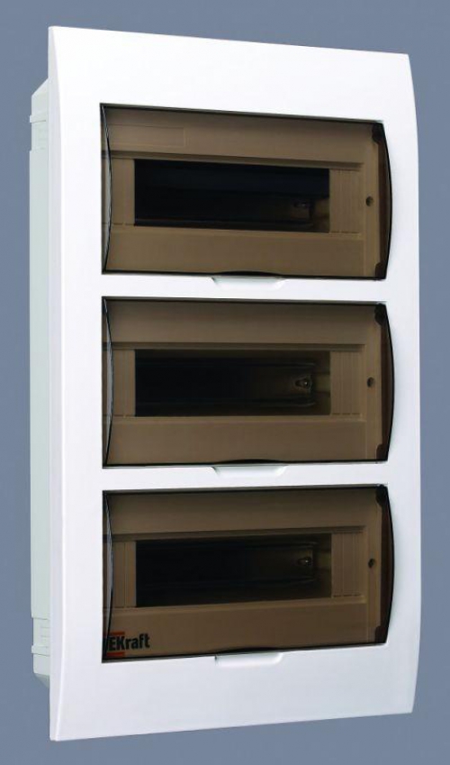 Корпус пластиковый встраиваемый 36мод. ЩРВ-П-36 50х36х10 IP41 SchE 31007DEK 31007DEK