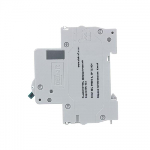 Выключатель автоматический модульный 1п C 10А 6кА ВА-103 DEKraft 12271DEK 12271DEK