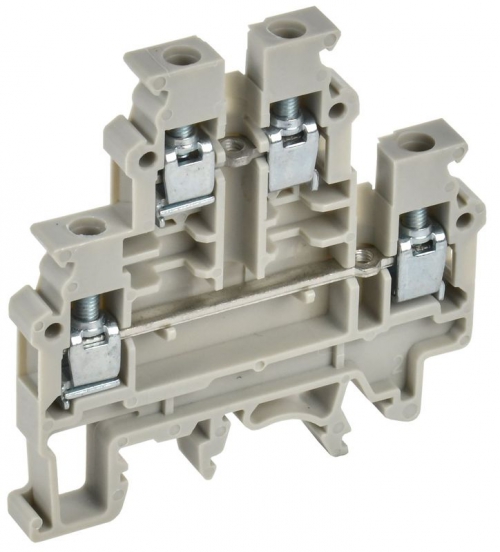 Колодка клеммная CTS-ML ARMAFIX 2 ур. 4кв.мм сер. IEK YCT13-00-2-K03-004 YCT13-00-2-K03-004