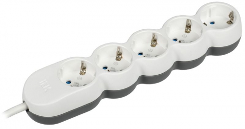 Удлинитель 5х3м с заземл. 16А IP20 Uno У05 2P+PE 250В 3х1.5 IEK WYP53-16-05-03-Z WYP53-16-05-03-Z