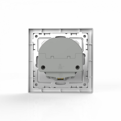 Розетка 1-м СП Pixel IP20 с заземл. с 2-мя заряд. устр. USB тип A+C механизм алюм. TOKOV ELECTRIC TKE-PX-R1U2AC-C03 TKE-PX-R1U2AC-C03