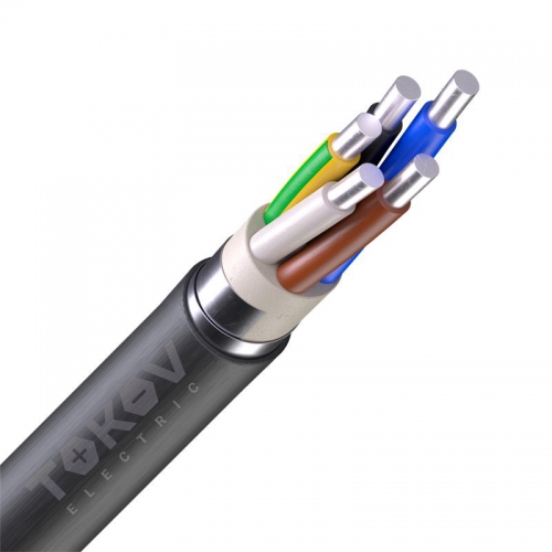 Кабель TOKOV ELECTRIC АВБШв 5х10 ОК (N PE) 0.66кВ (м) УТ000030779 УТ000030779
