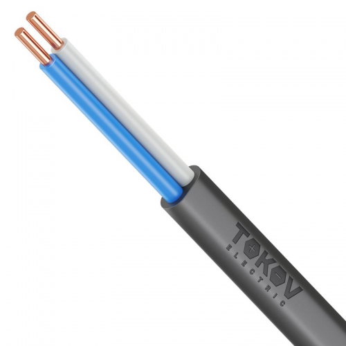Кабель TOKOV ELECTRIC ВВГ-Пнг(А)-LS 2х10 ОК (N) 0.66кВ (м) УТ000028389 УТ000028389