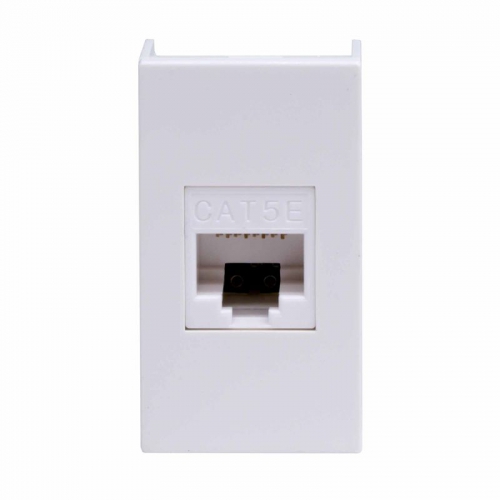 Розетка компьютерная 1-м 1мод. Viva RJ45 кат.5E бел. DKC 45038 45038